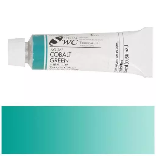 신한 SWC 수채화물감 15ml 시리즈E 901 (263) Cobalt Green