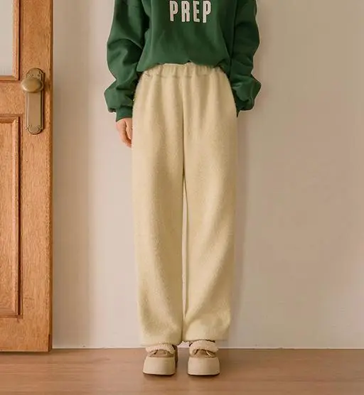 6DA32386CW_헤어리한 도톰소재 조거팬츠