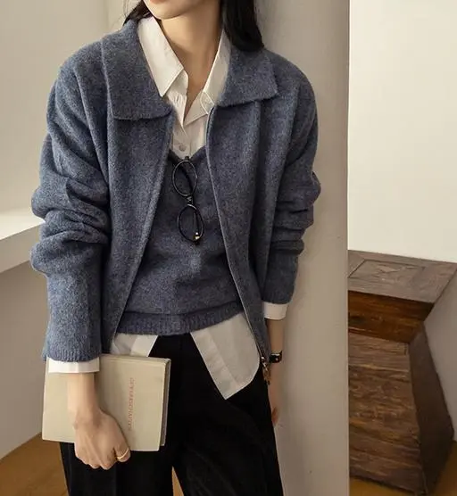 4DA32397NN_키브 울 뷔스티에+니트가디건 세트