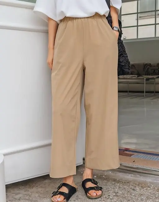 폰티 쿨링 밴딩통바지