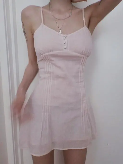 Basic Gauze Mini Dress