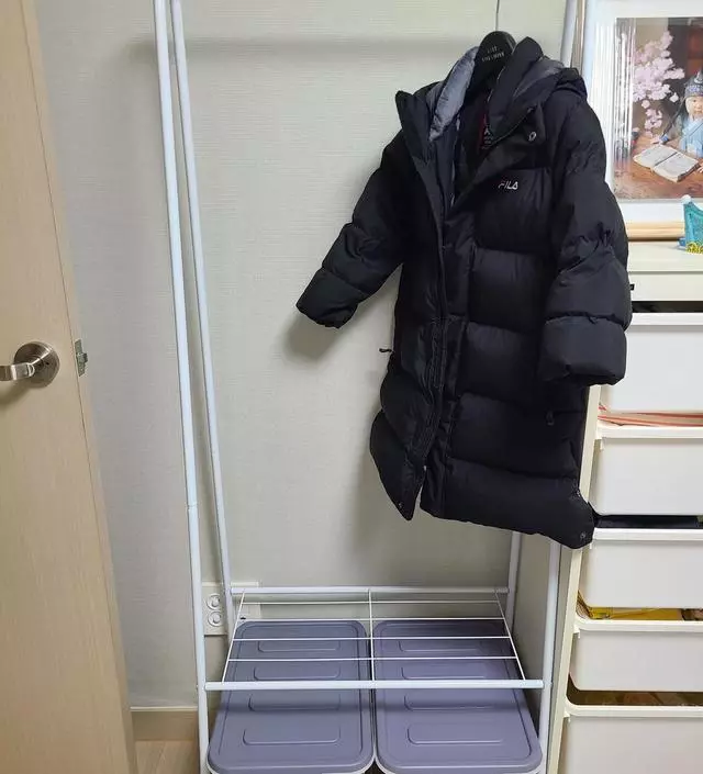 [네이버브랜드스토어 리뷰] 애기방 들어가는곳에 사이즈가 딱이에요~ 5살되면서 정리정돈 교육 시켜야된다고해서 유