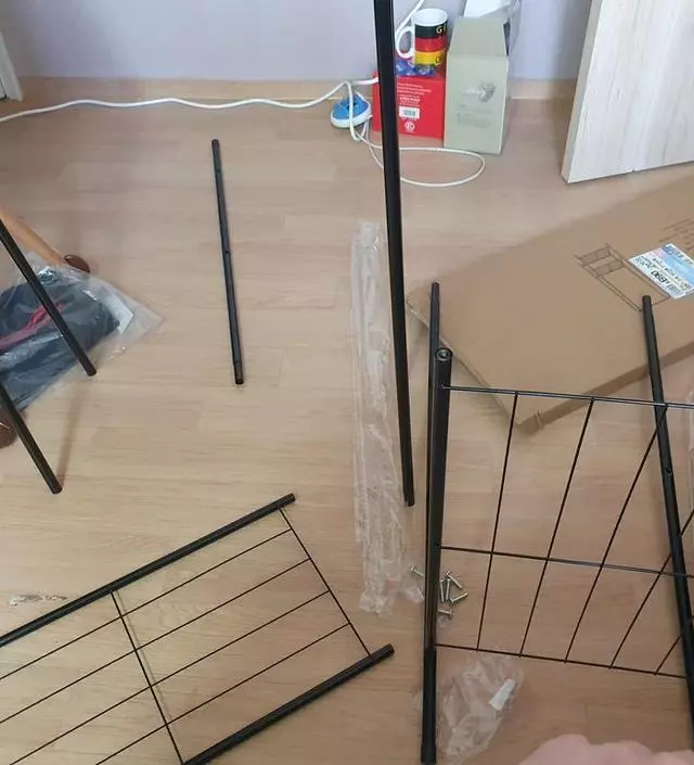 [네이버브랜드스토어 리뷰] 빠른배송에 조립 안어렵고 철제라 튼튼