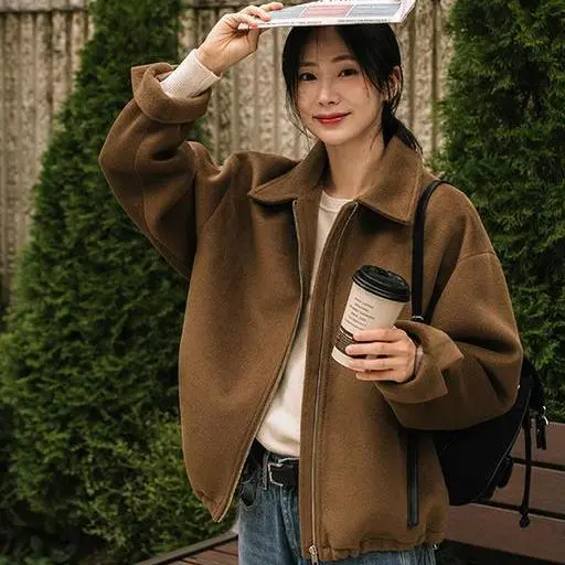 6OA0910JJ_[JUST BETTER] 누아 핸드터치 블루종 점퍼