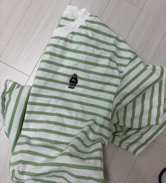 【韓国WHO.A.U フーアーユー】(2PACK)Steve Stripe T-shirt[B] 2PACK)Steve Stripe T-shirt[B] - 후아유닷컴