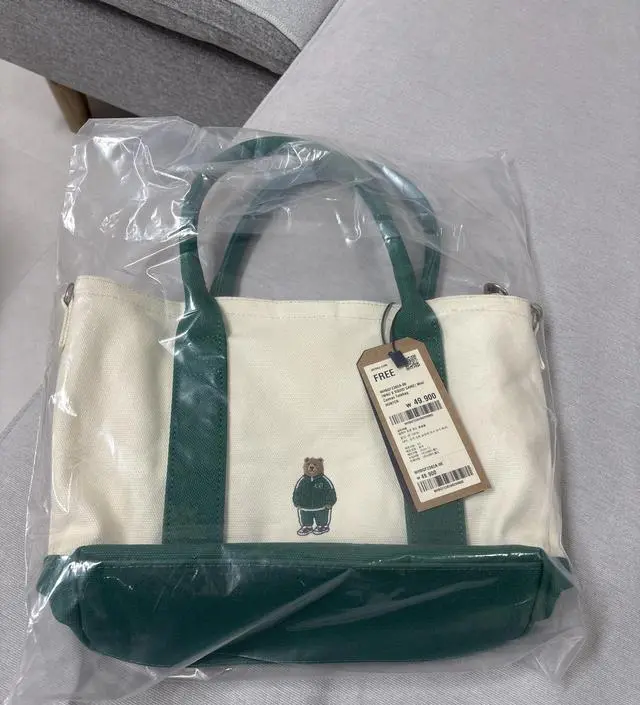 WAU X SQUID GAME]Mini Canvas Totebag - 후아유닷컴