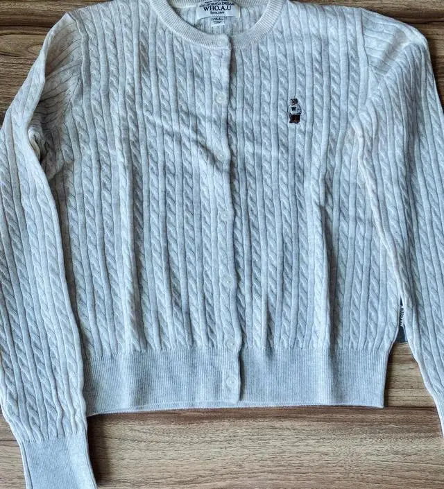 Steve High Gauge Wool Cable Cardigan - 후아유닷컴