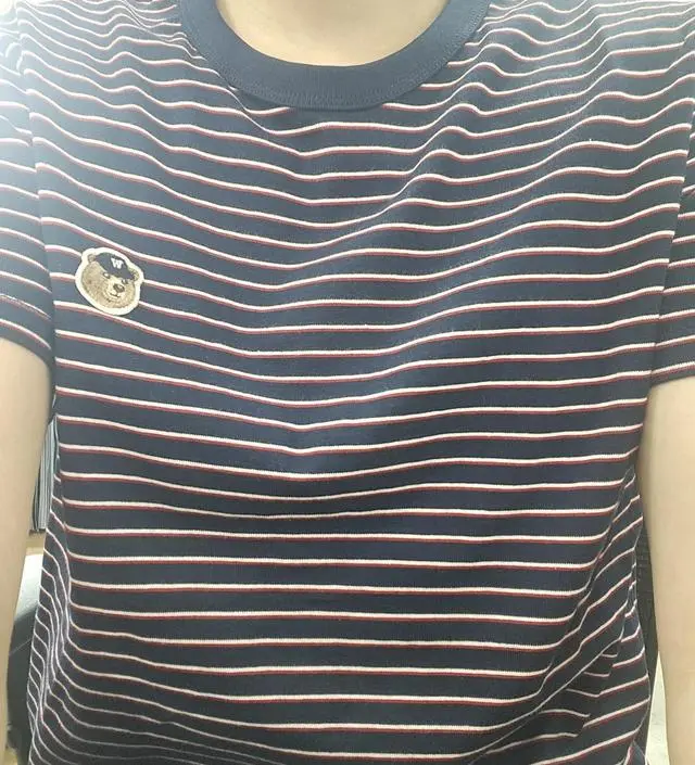 【WHO.A.U】Steve Multi Stripe T-shirt(F) Steve Multi Stripe T-Shirt[B] - 후아유닷컴