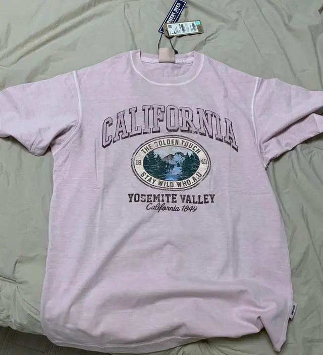 California Dyed Graphic T-shirt - 후아유닷컴