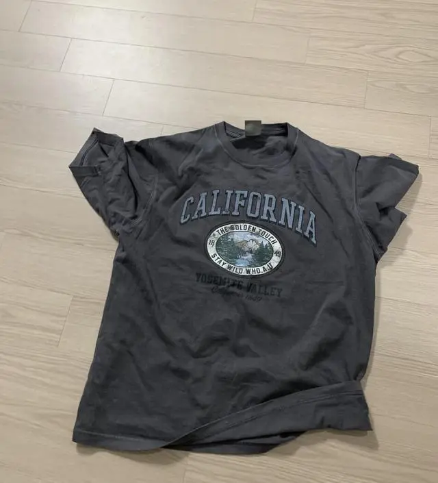 California Dyed Graphic T-shirt - 후아유닷컴