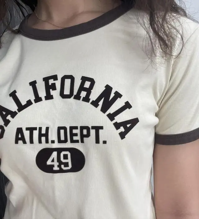 Campus Ringer Short Sleeve T-shirt - 후아유닷컴